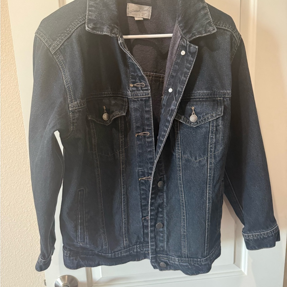 Dark Wash Denim Jacket - universal thread
